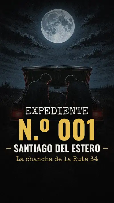 Portada del reel del Expediente N.º 001: La chancha de la Ruta 34